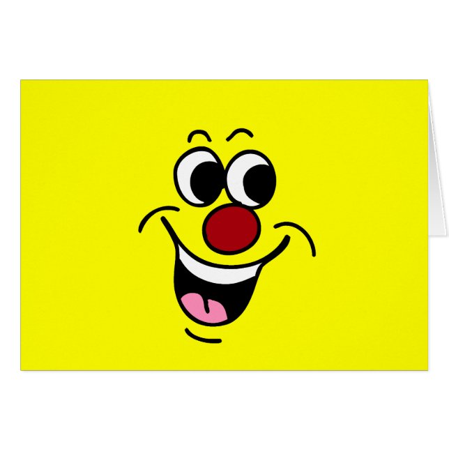 Visage de sourire Grumpey (Devant Horizontal)
