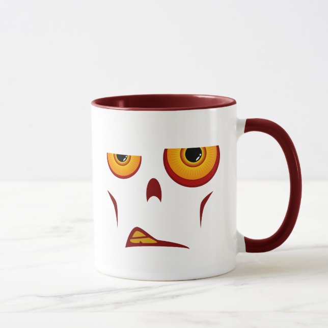 Visage de zombi - tasse de vrille (Droite)