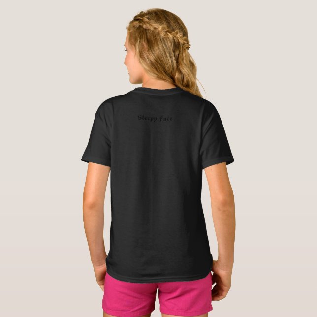 Visage dormant : T-shirt des garçons (Dos entier)