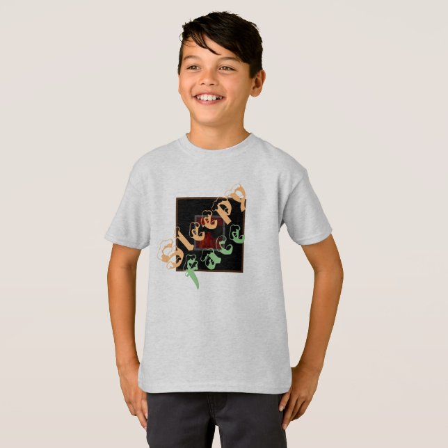 Visage dormant : T-shirt des garçons (Devant entier)