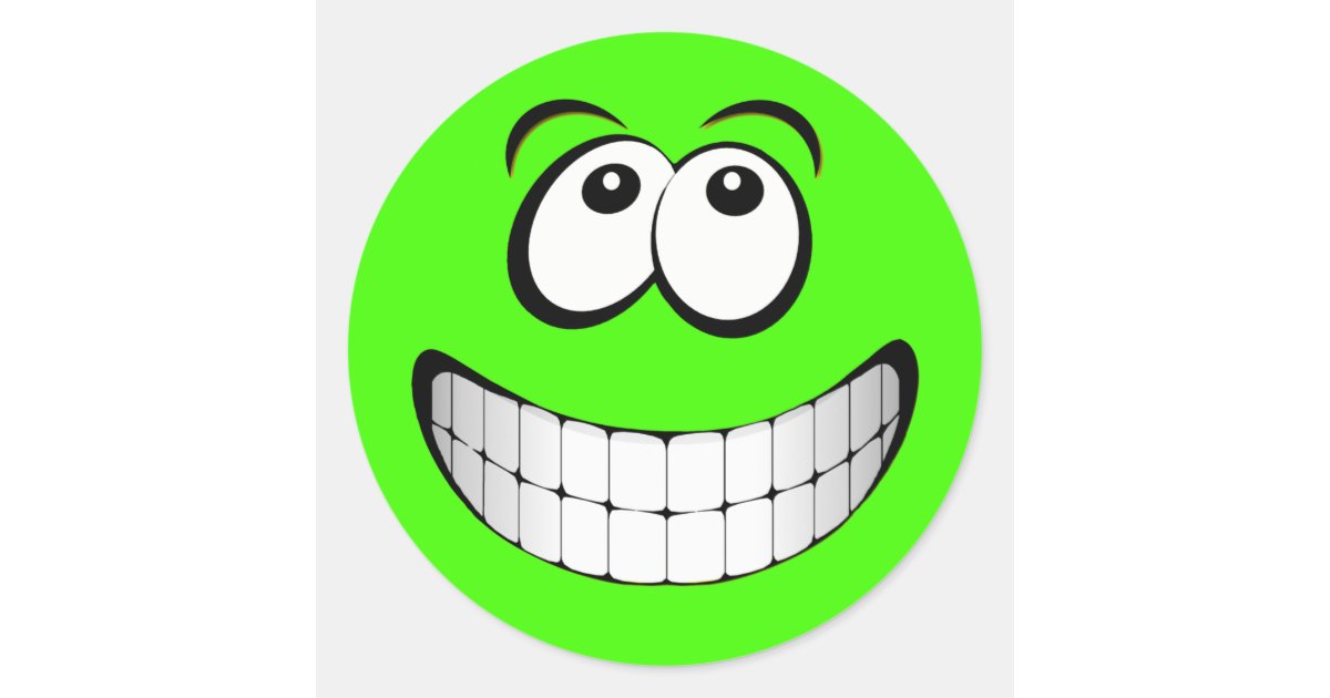 visage_fou_vert_de_smiley_de_yeux_sticker_rond r2d855dbb73a4444389abba47f65924a6_v9wth_8byvr_630