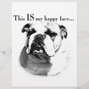 Visage heureux de Bouledogue