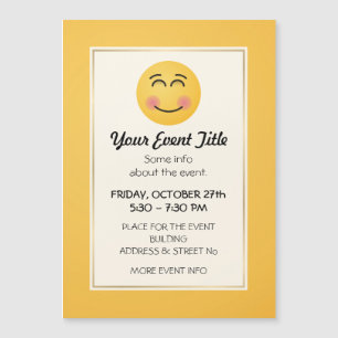 Visage souriant aux yeux souriants