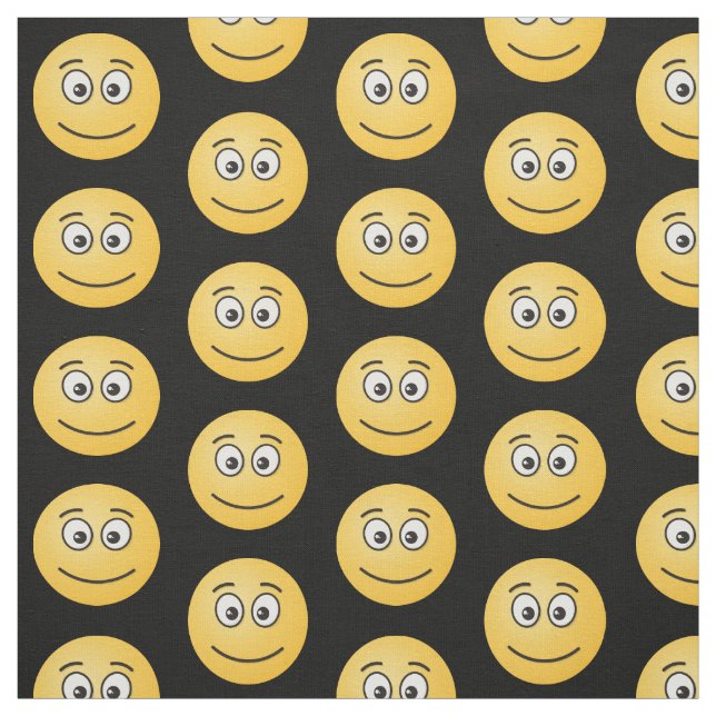 Visage souriant avec tissu d'yeux ouverts (Échantillon)