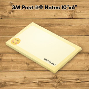 Visage souriant avec yeux souriants Notes post-it