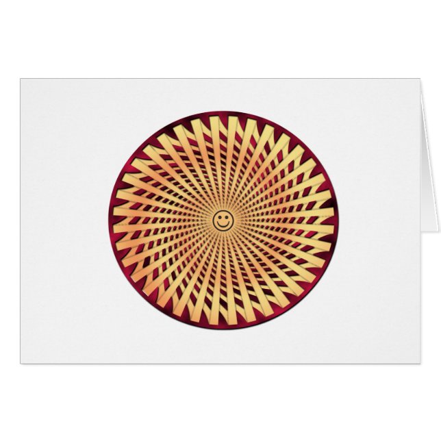 Visage souriant hypnotique (Devant horizontal)