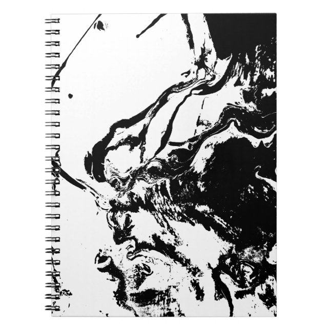 Visages Abstraits Carnet Spiral Art Incident (Devant)