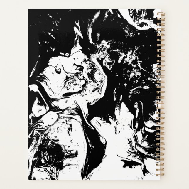 Visages Abstraits Planificateur d'art incident (Dos)
