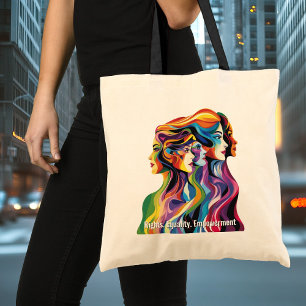 Visages colorés Abstraits Sac fourre-tout de la