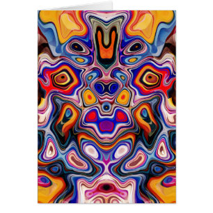 Visages dans les formes Abstraites 3