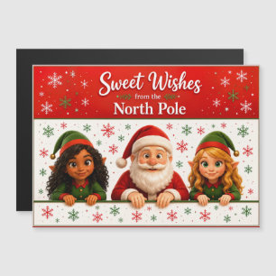 Visages de Père Noël & d'elfe Amusement au Pôle