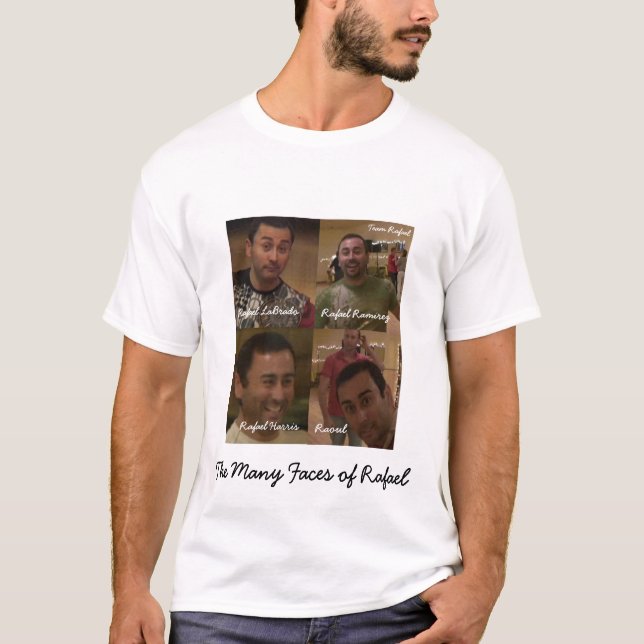 Visages de T-shirt de Rafaël (Devant)