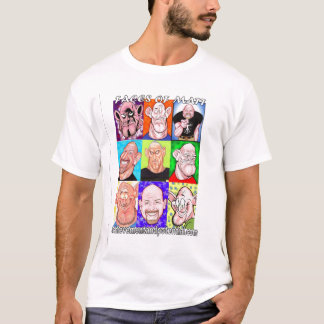visages de T-shirt mat