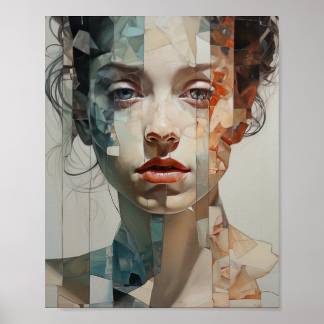 Visages vibrants - Poster des personnalités coloré (Devant)