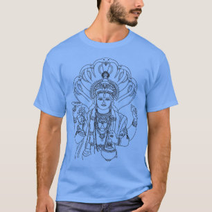 Vishnu Dieu hindou védique T-shirt graphique hindo