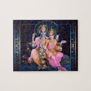 Vishnu et Lakshmi - puzzle