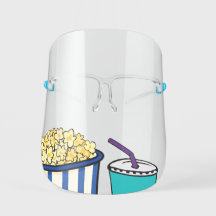 Snacks de cinéma amusants pour enfants avec paille
