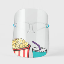 Snacks de cinéma amusants pour enfants avec paille