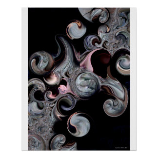 "Vision complexe de la matière bleue", affiche