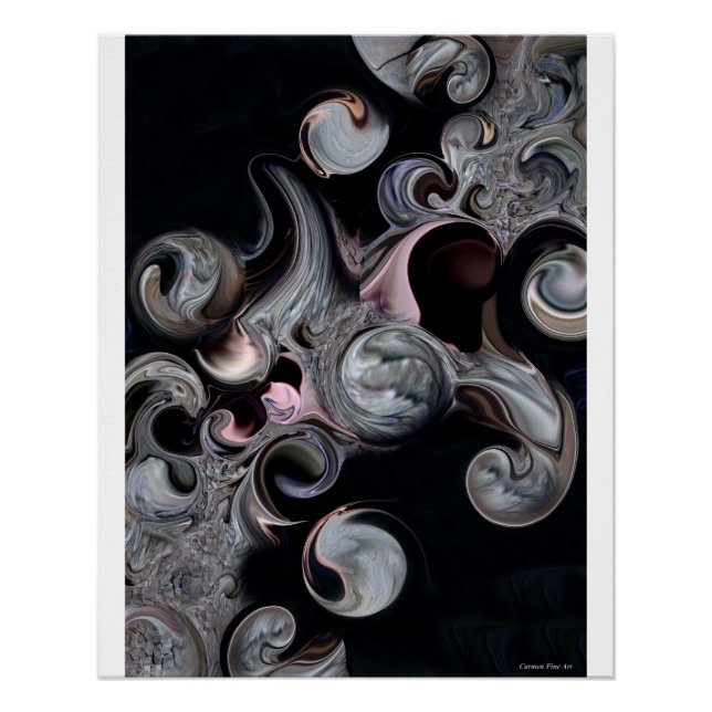 "Vision complexe de la matière bleue", affiche (Devant)