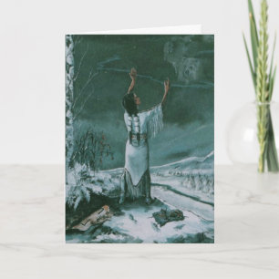 Vision de l'étoile blanche - Carte de voeux