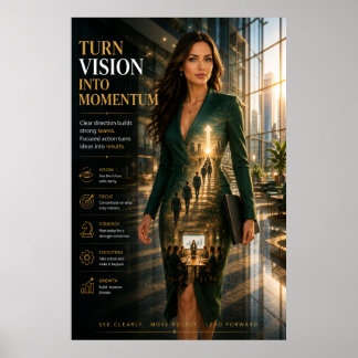 Vision en Mouvement – Affiche pour Dirigeants