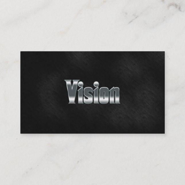 Vision professionnelle inspirée de carte de visite (Devant)