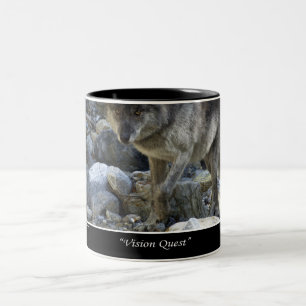 Vision Quest Grey Wolf Mug