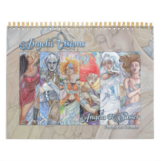 Visions angéliques - Art Imaginaire - Calendrier d