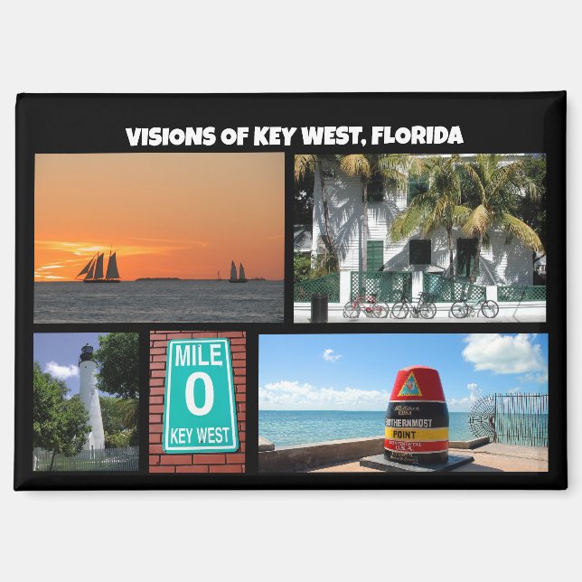 Visions de Key West Florida Magnet (Recto)