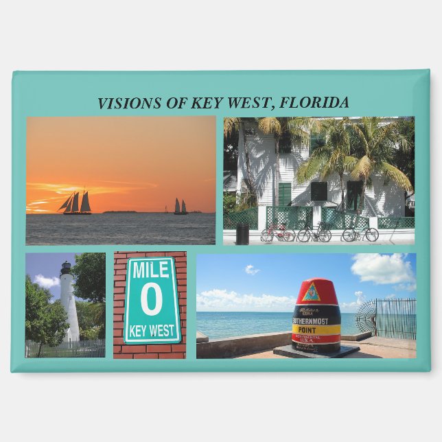 Visions de Key West Florida Magnet (Recto)