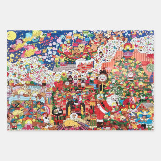 Visions de prunes de sucre papier d'emballage