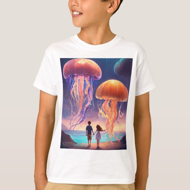 Visions Vivid : Un T-shirt captivant" (Devant)