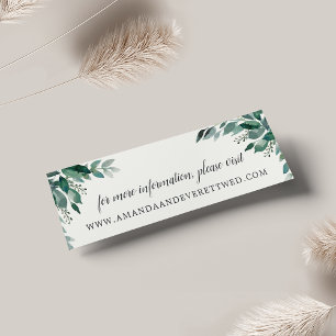 Visite Abondante Foliage Mariage Cartes de site Web Min
