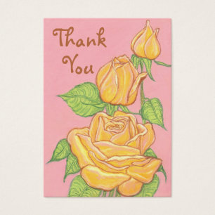 Visite Aceo Art Card ~ Cartes de remerciements Rose