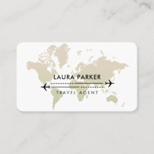 Visite Agent de voyage Carte du monde Services de vacance