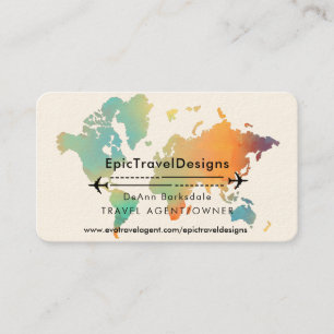 Visite Agent de voyage Carte du monde Vacances Eau Plage