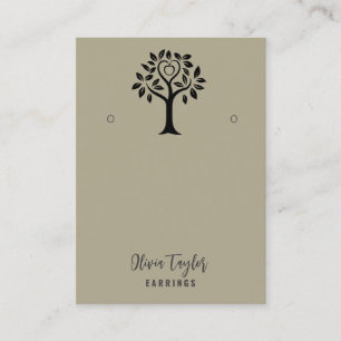 Visite Arbre de vie Arbre spirituel Carte d'affichage bio