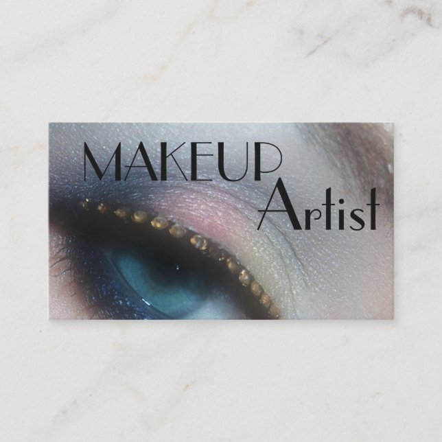 Visite Artiste carte de visite/maquillage (Devant)
