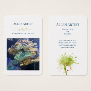 VISITE ARTISTES BLANC BUSINESS ET CARTES DE PROFIL DE CON