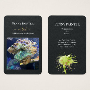 VISITE ARTISTES CARTES D'AFFAIRES ET DE PROFIL DE CONTACT