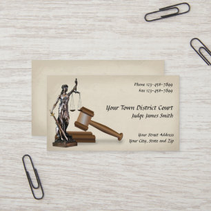 Visite Avocat de la Lady Justice Procureur de la Carte de