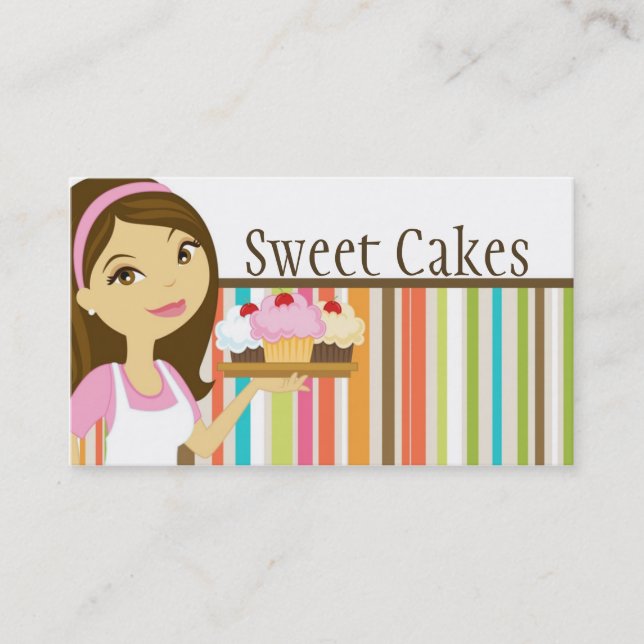 Visite Baker Cup Cakes Bakery Sweet Traitements Carte de  (Devant)