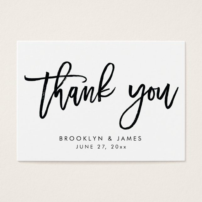 Visite Balises de mariage blanc et noir Favour Cartes (Devant)