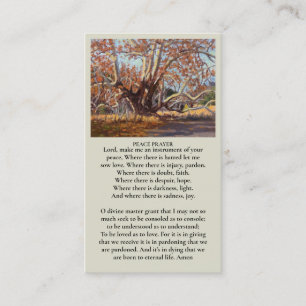 Visite Belle carte de portrait d'arbre de célébration de