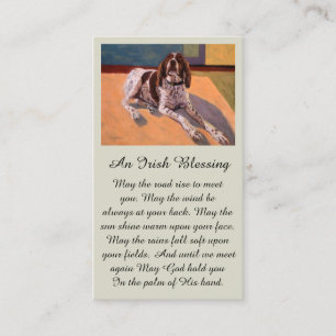 Visite Belle carte de Sympathie Brittney Spaniel Memorial