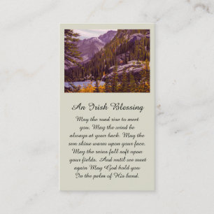 Visite Belle Carte de Sympathie Mountain Lake
