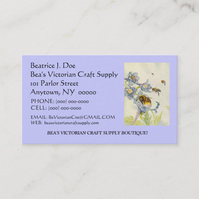 VISITE BELLES ABEILLES SUR LA CARTE DE ~CONTACT (Devant)