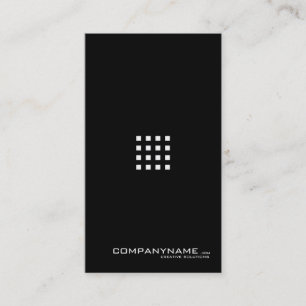 Visite Black&white minimalistic moderne III de carte de