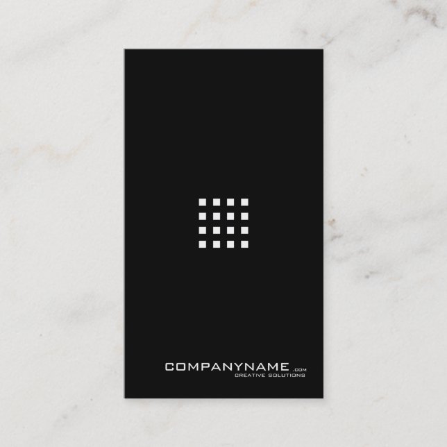 Visite Black&white minimalistic moderne III de carte de (Devant)